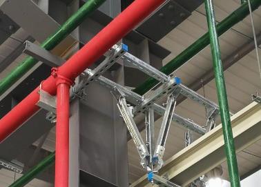 黄骅该抗震支架的整体式支吊架结构协调性好